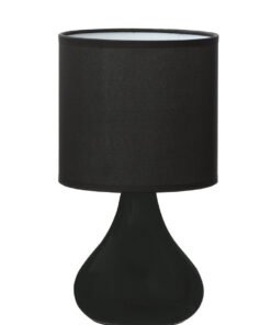 Alternative view of Bulbus Black Ceramic Table Lamp