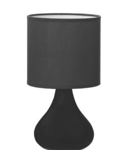 Alternative view of Bulbus Grey Ceramic Table Lamp