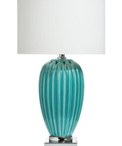 Apus Ceramic Table Lamp in Turquoise
