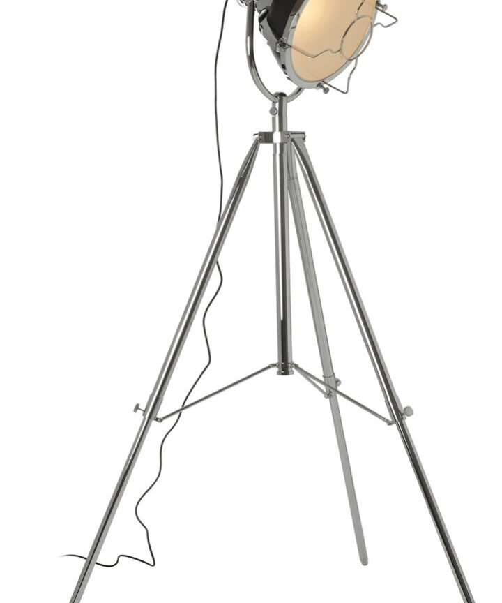 Industrial Revolution Matt Black Floor Lamp