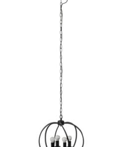 Aspen Matt Black Iron Pendant Light