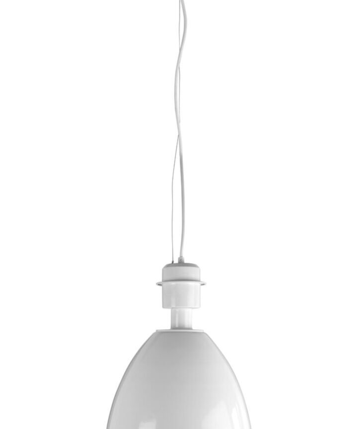 Stockholm White Metal Pendant Light