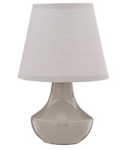 Alternative view of Globo Set of Two Grey Ceramic Table Lamps