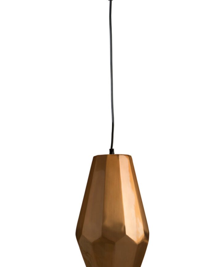 Stockholm Aluminium Copper Finish Small Pendant Light