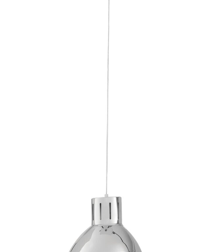 Jasper Bowl Shaped Pendant Light with Chrome Finish