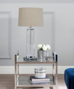 Alternative view of Alona Table Lamp With Stone Linen Shade