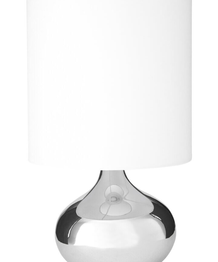 Niko White Fabric Shade Table Lamp