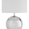 Naomi White Fabric Shade Table Lamp