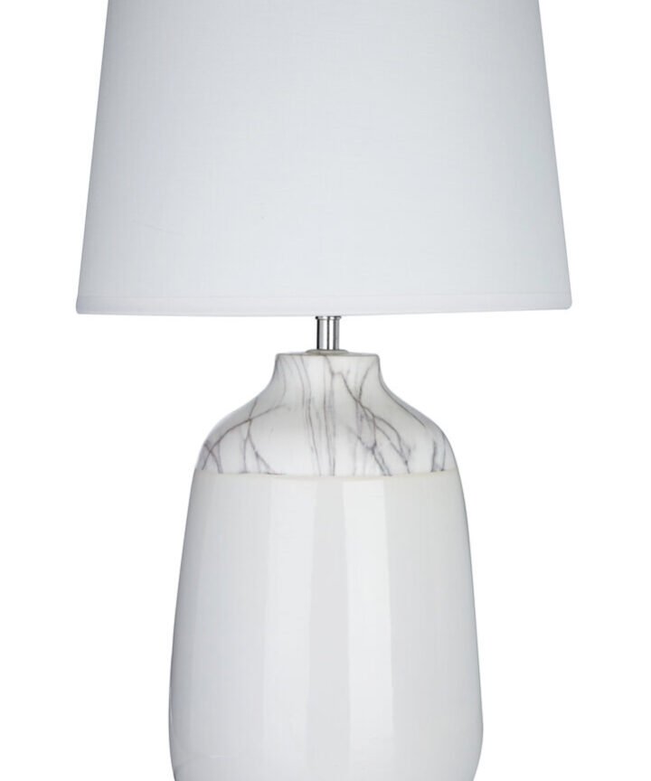 Wenita White Ceramic Table Lamp