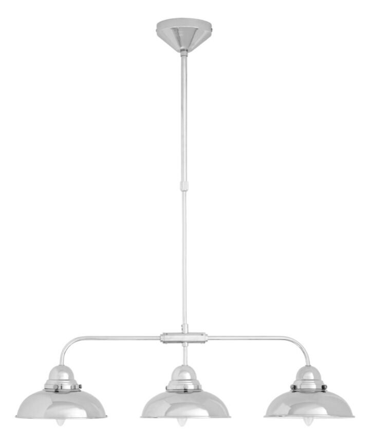 Jasper 3 Pendant Chrome Light