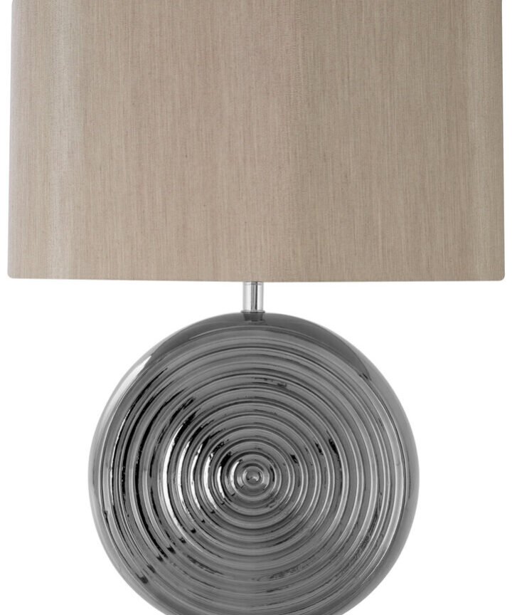 Jessica Silver Ceramic Table Lamp