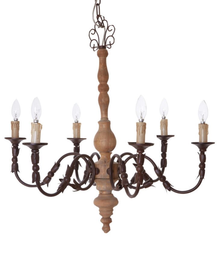 Paulette 6 Arm Chandelier