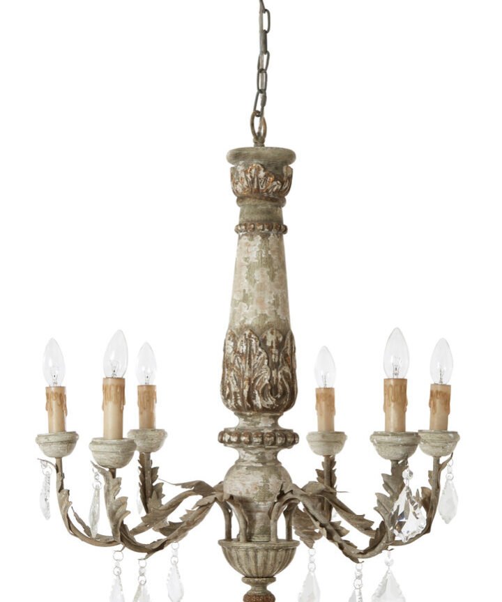 Pavatti 6 Arm Chandelier