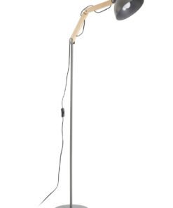 Alternative view of Blair Grey Wood And Metal Floor Lamp