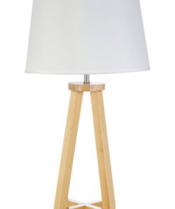 Brett Pine Wood Table Lamp
