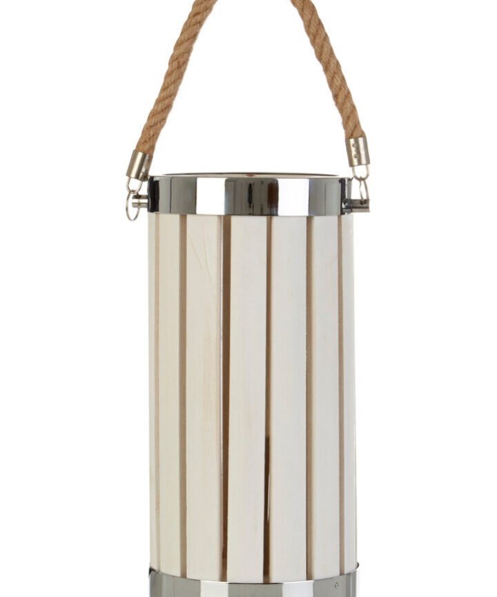 Brooke White Wood Table Lamp