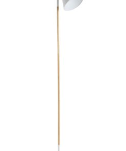 Alternative view of Bryant White Metal and Metal Floor Lamp