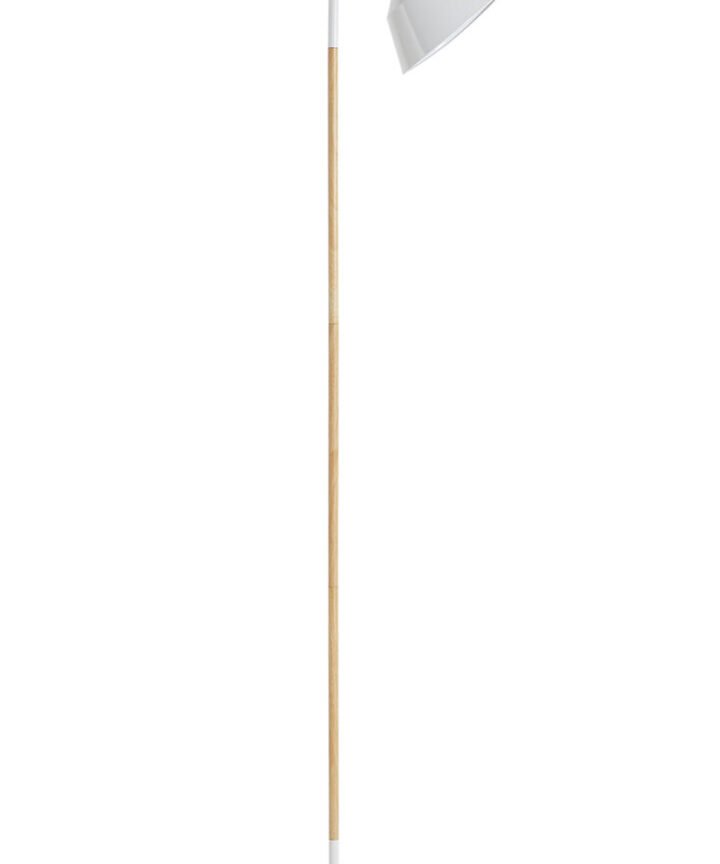 Bryant White Metal and Metal Floor Lamp