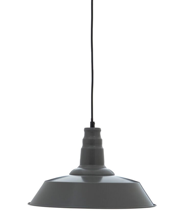 Brant Grey Metal Pendant Light