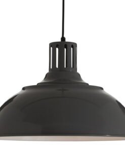 Brook Grey Metal Pendant Light