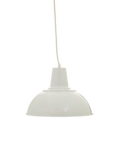 Bryen White Metal Pendant Light