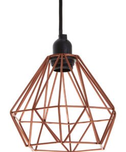 Alternative view of Bartol Copper Metal Wire Pendant Light