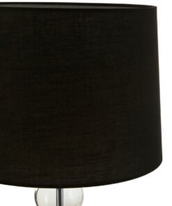 Alternative view of Luke Black Fabric Shade Table Lamp
