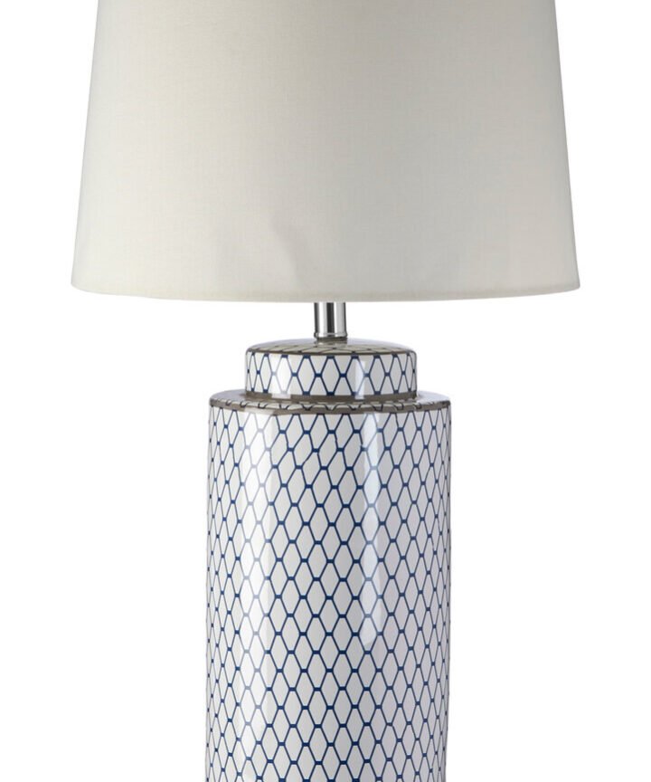 Sorino Ceramic Table Lamp With Cream Shade