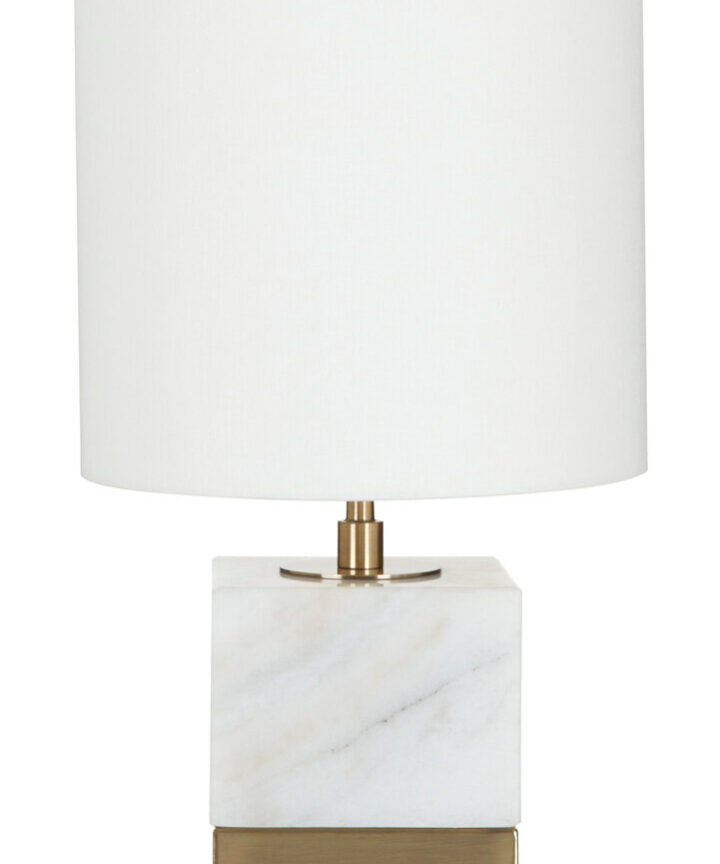 Sorado White Marble Accent Lamp