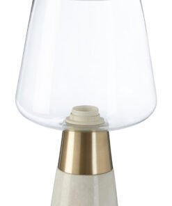 Alternative view of Sebah Table Lamp with Marble Base and Glass Shade