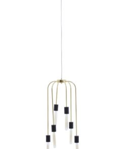 Lagona 6 Bulb Gold Finish Pendant Light