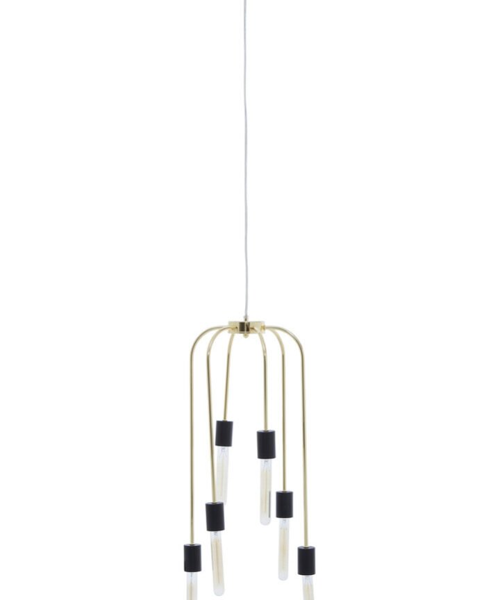 Lagona 6 Bulb Gold Finish Pendant Light