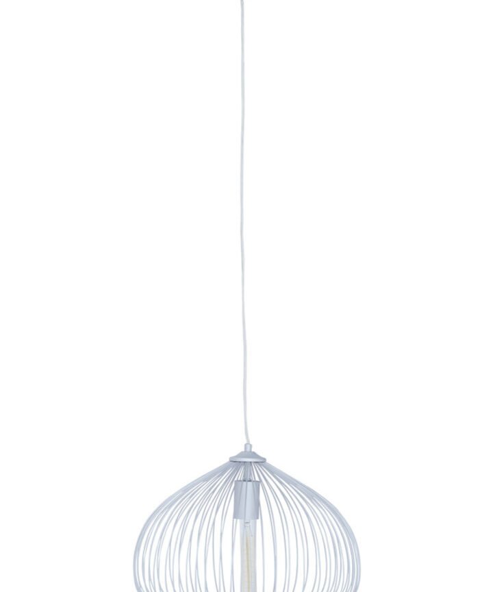 Lavis 1 Bulb Silver Finish Pendant Light