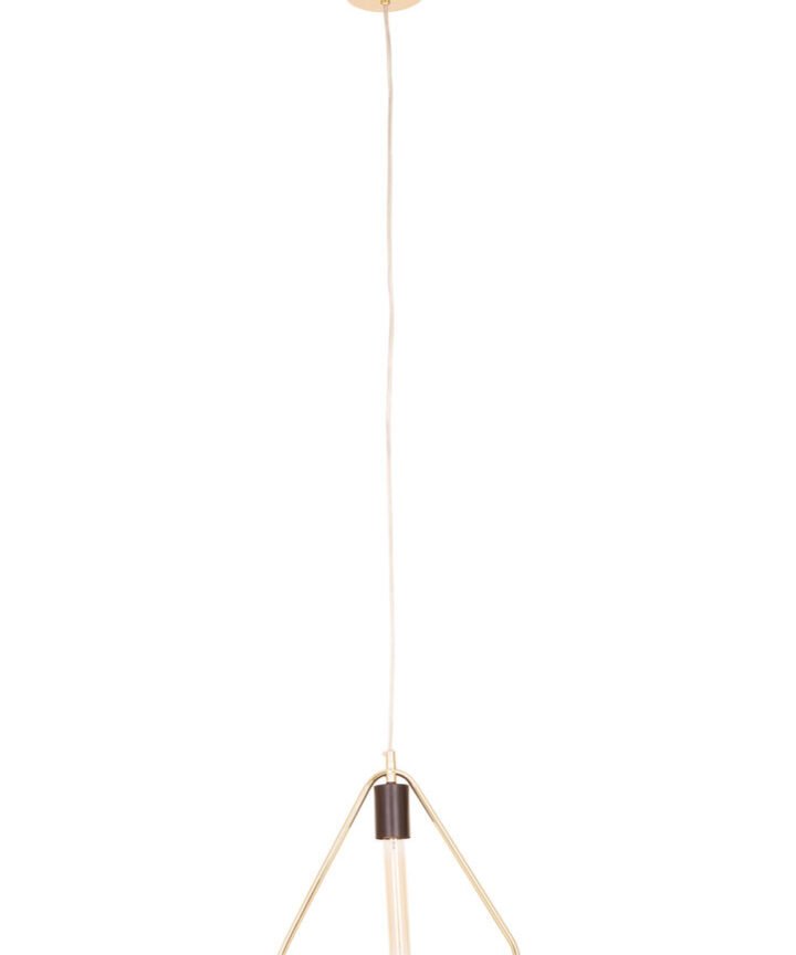 Lavis Gold Triangle Pendant Light