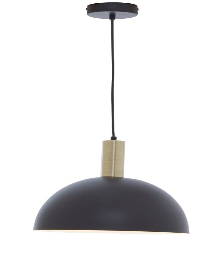 Leni Black And White Pendant Light