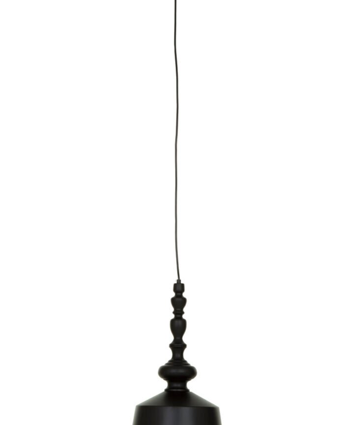Leni Black Matte Iron Pendant Light