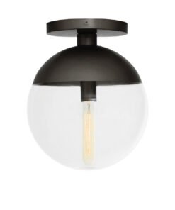 Revive Black Metal Ceiling Light