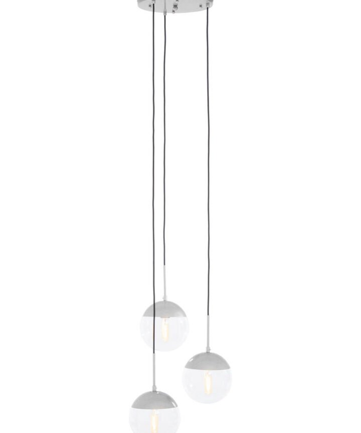 Revive Chrome Finish 3 Pendant Light