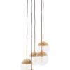 Revive Gold Finish Five Pendant Lights