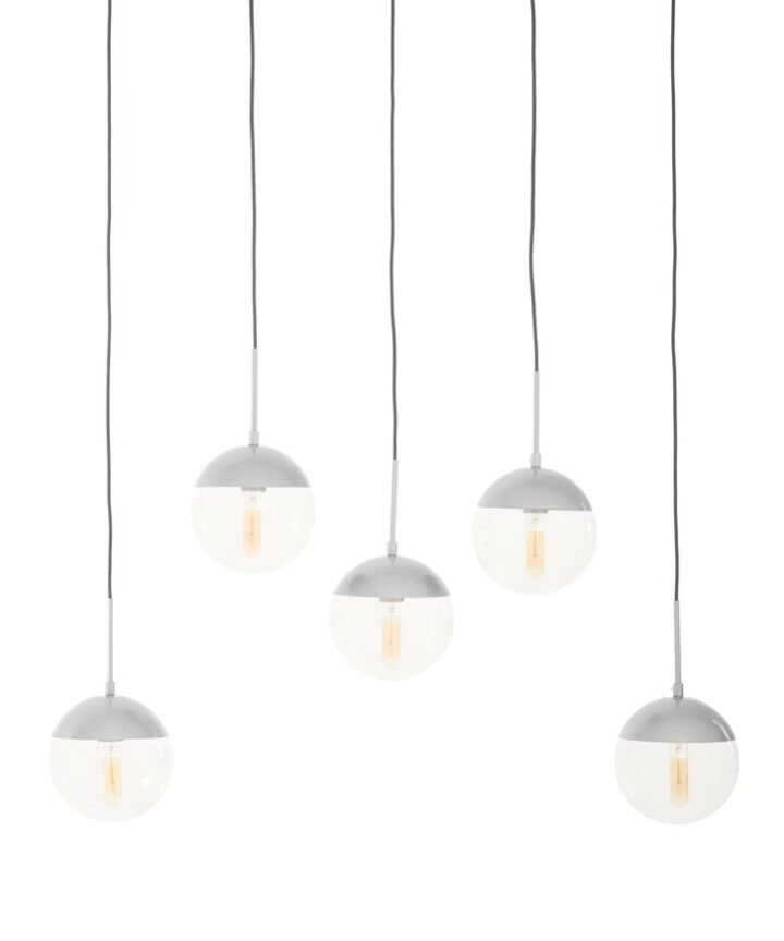 Revive Chrome 5 Pendant Light