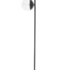 Revive Two Light Black Floor Lamp With Marble Base