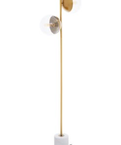 Alternative view of Revive Two Light Gold Finish Floor Lamp