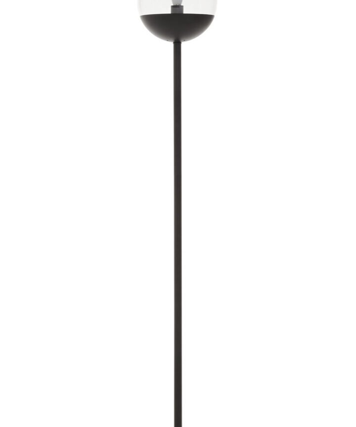 Revive Black Finish Metal Floor Lamp