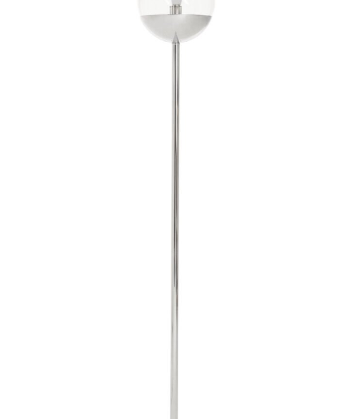 Revive Chrome Finish Metal Floor Lamp