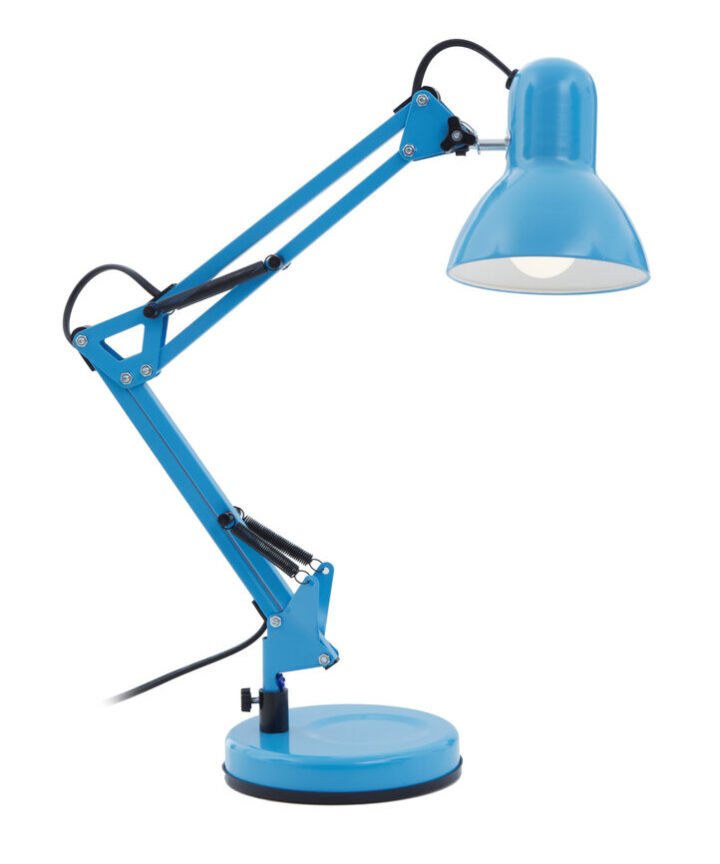 Jenna Blue Metal Desk Lamp