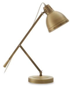 Alternative view of Jasper Adjustable  Desk Lamp in Brass Finish