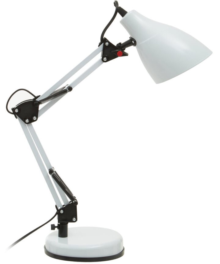 Finley White Adjustable Desk Lamp