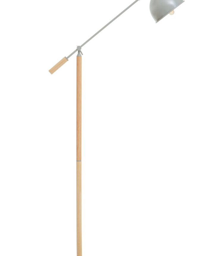 Stockholm Matte Grey Floor Lamp