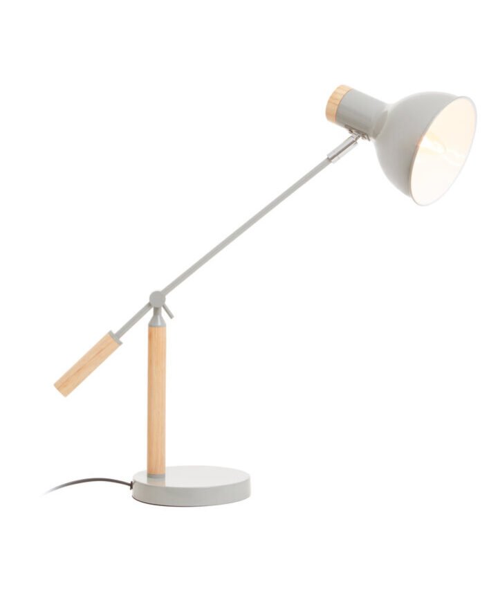Stockholm Matte Grey Table Lamp
