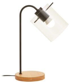 Stockholm Matte Black Curved Table Lamp